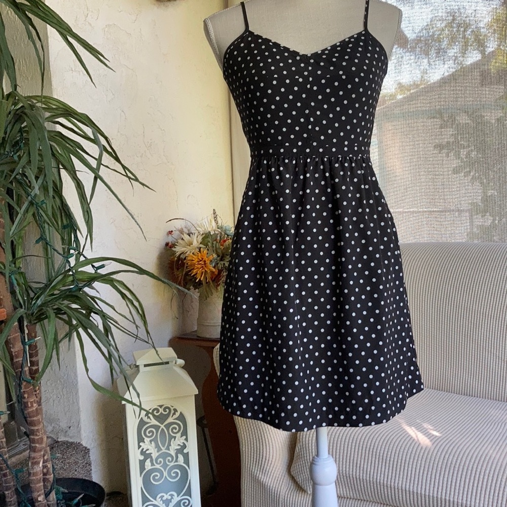 J Crew Black & White Dress